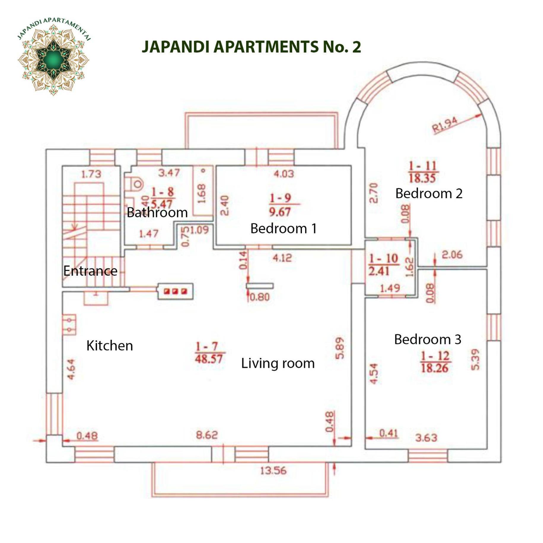 Japandi Apartamentai Kaunas Luaran gambar